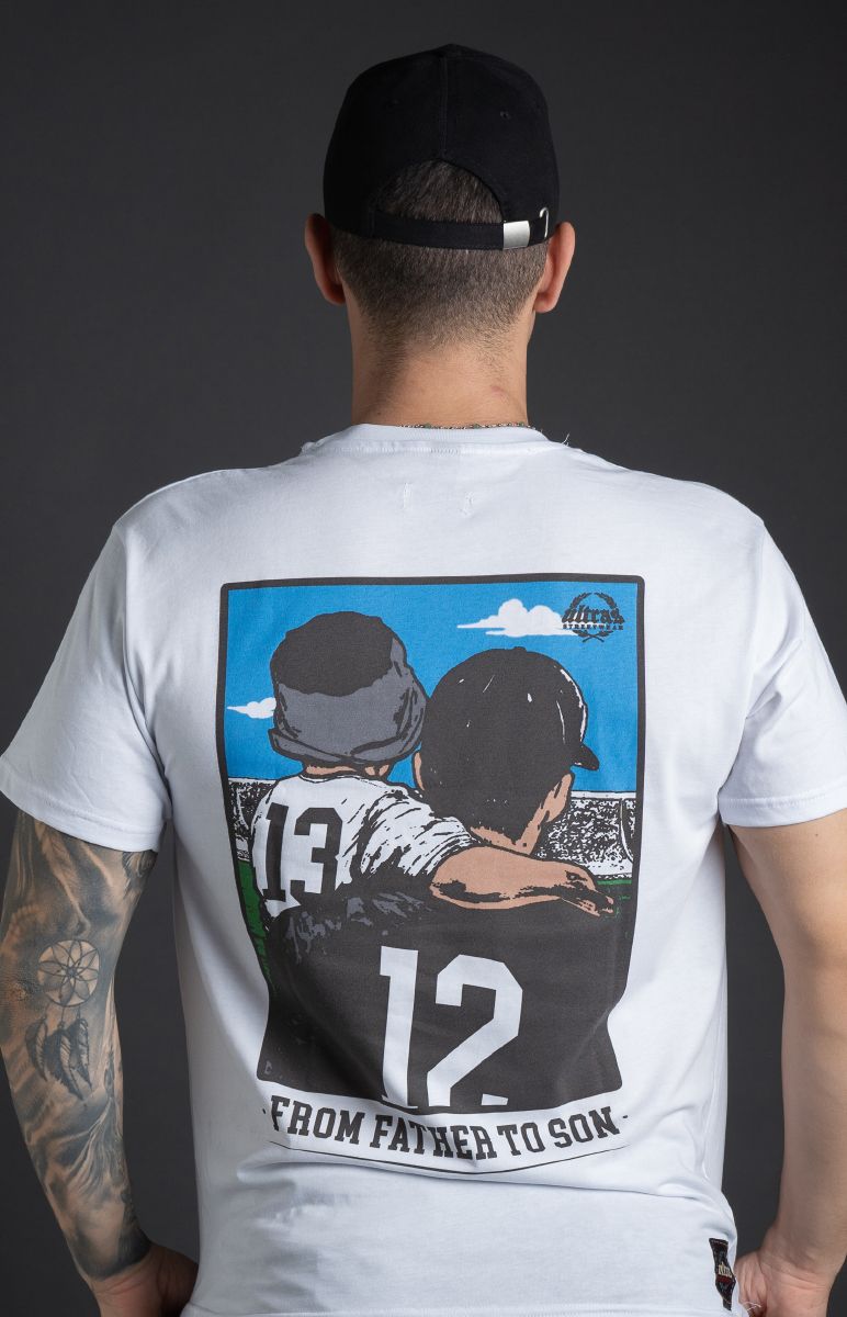 T-shirt "FROM FATHER TO SON" White