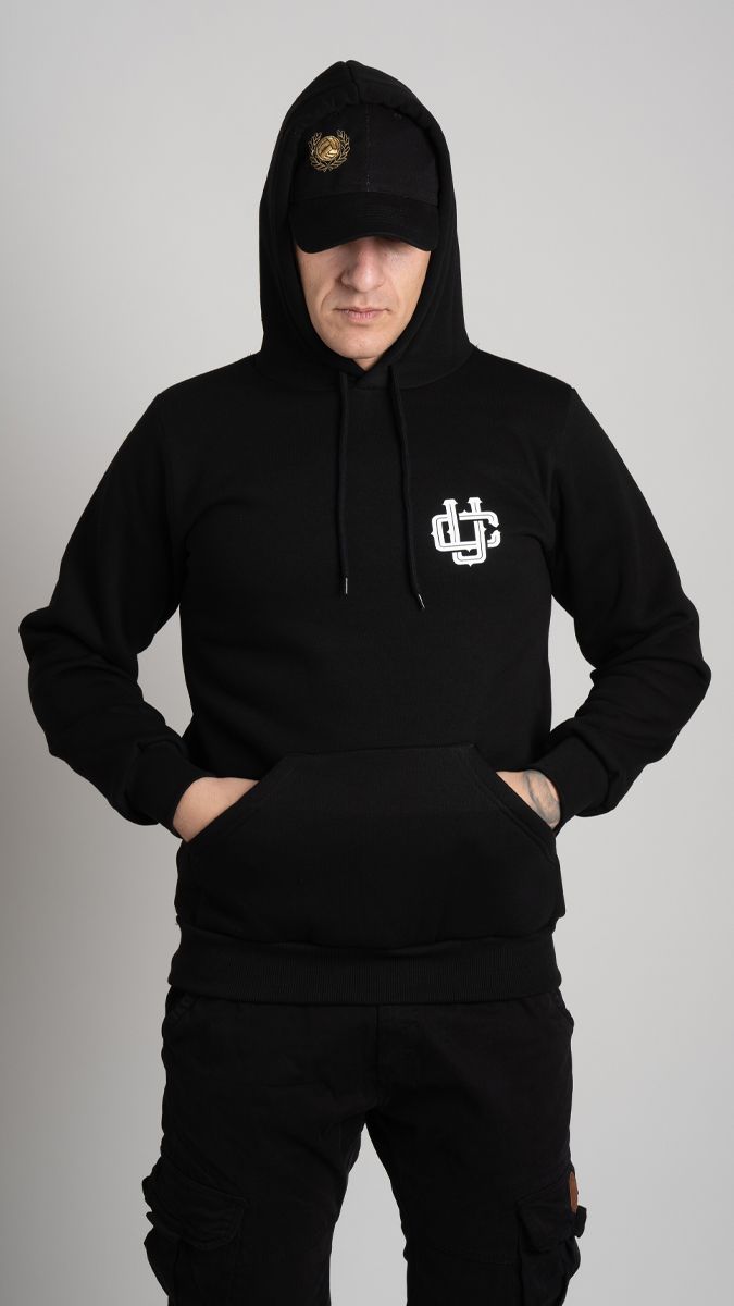 Hoodie "Mesa s'ena poulman" Black