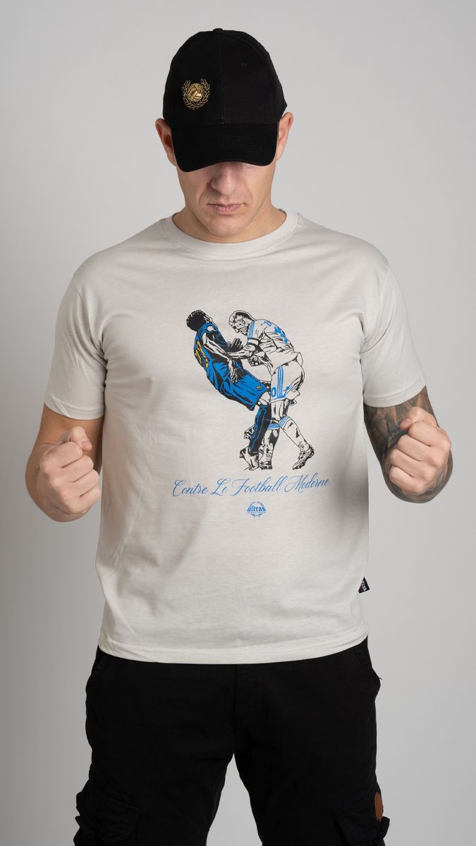 T-shirt "Contre Le Football Moderne" Grey