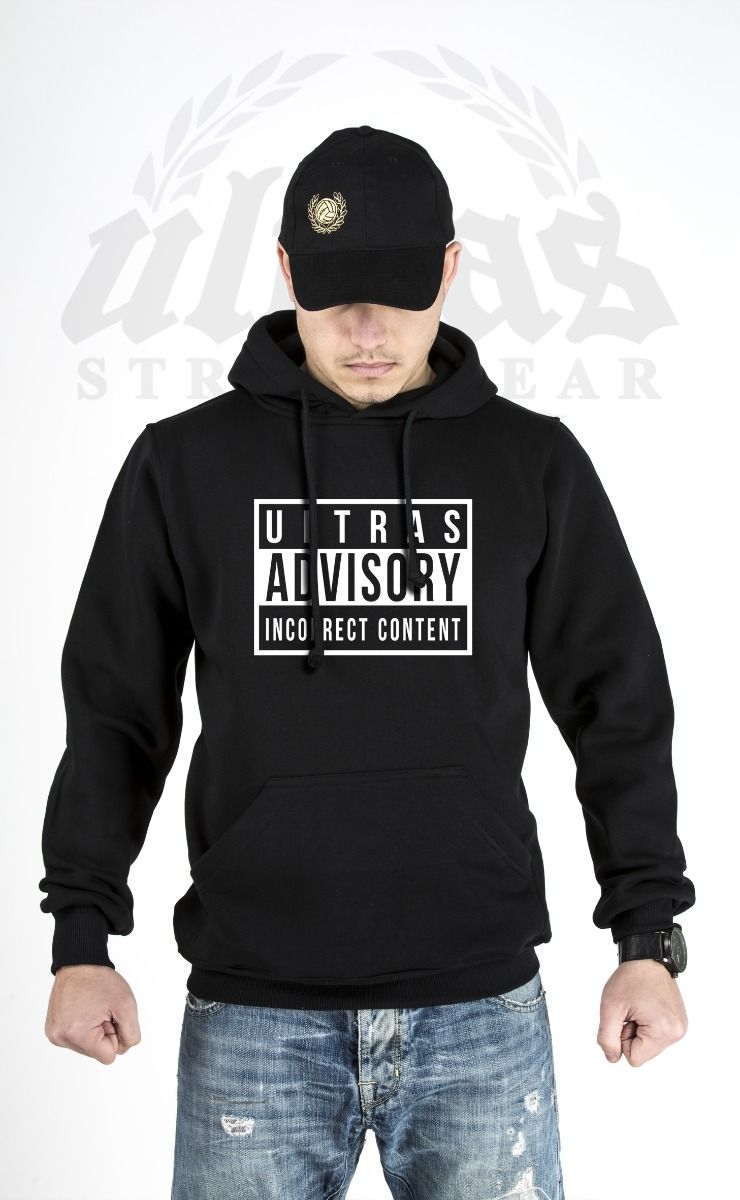 Hoodie "Ultras Advisory" Black