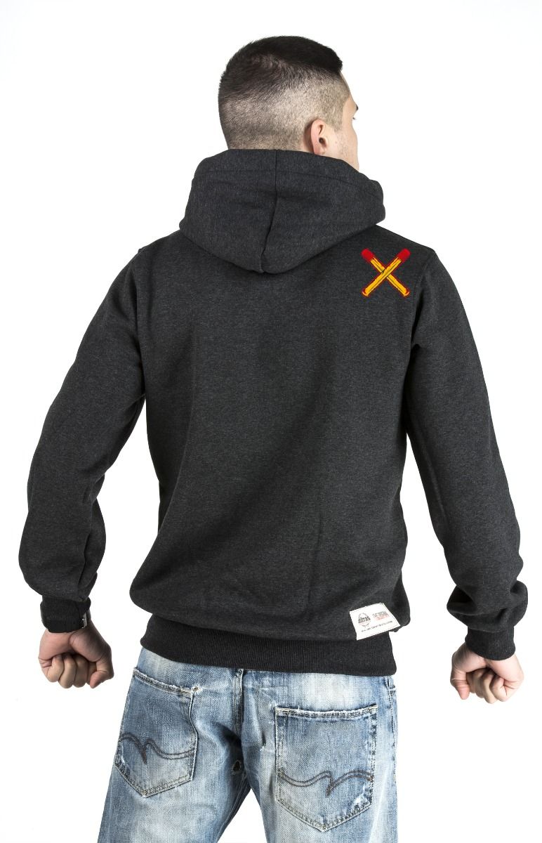 Hoodie "Ultras Streetwear Pyro" Dark Grey