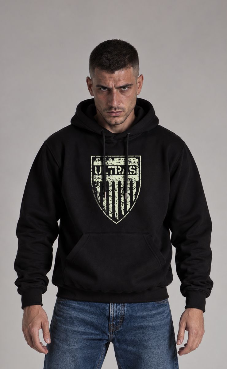 Hoodie "Ultras Shield" Black