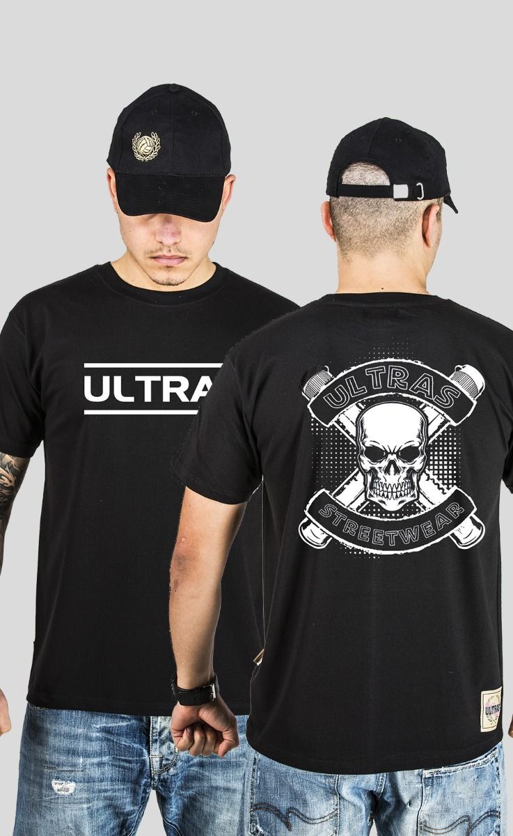 T-shirt "Ultras Skull n' Pyro" Black