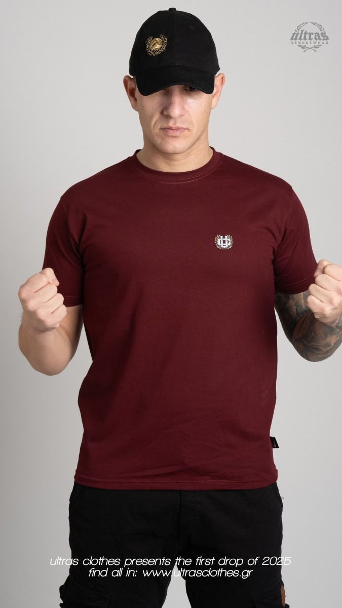 T-shirt "UL 2025" Burgundy