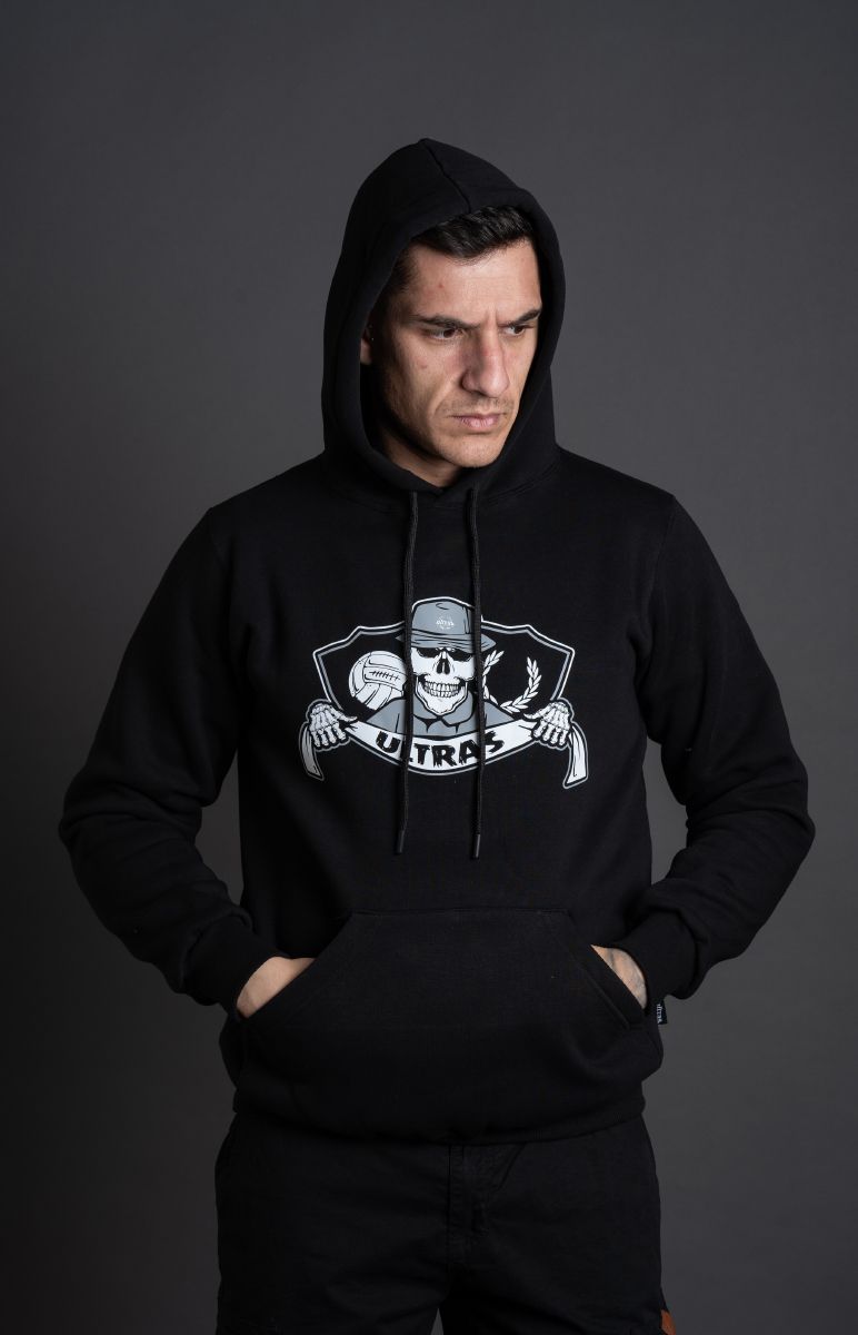 Hoodie "Ultras Skull Fan" Black 