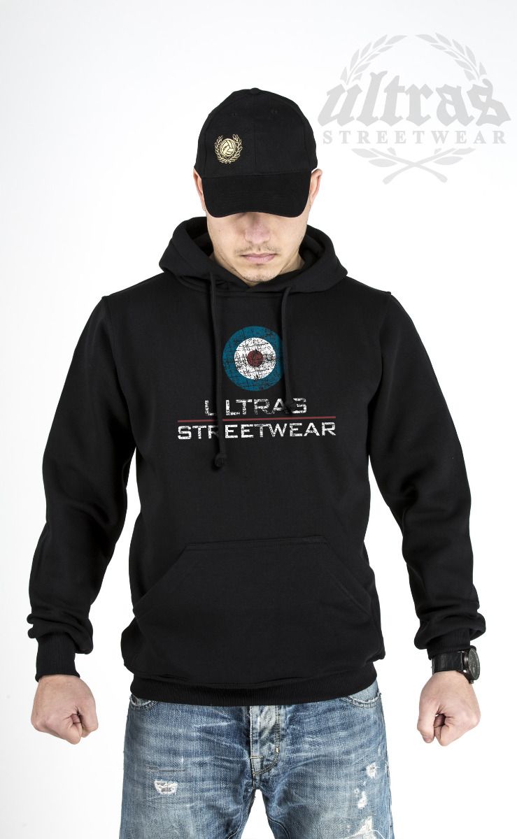 Hoodie "Ultras Streetwear Target" Black