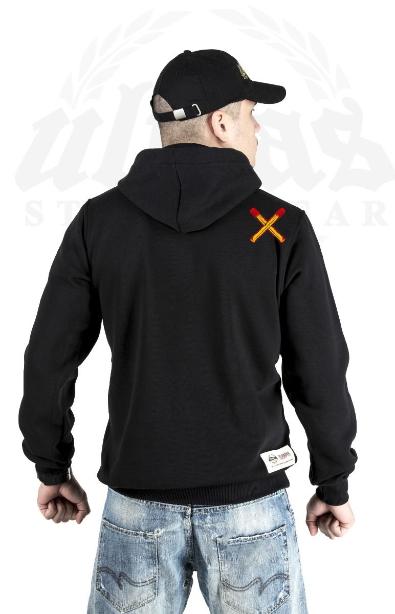 Hoodie "Ultras Streetwear Pyro" Black