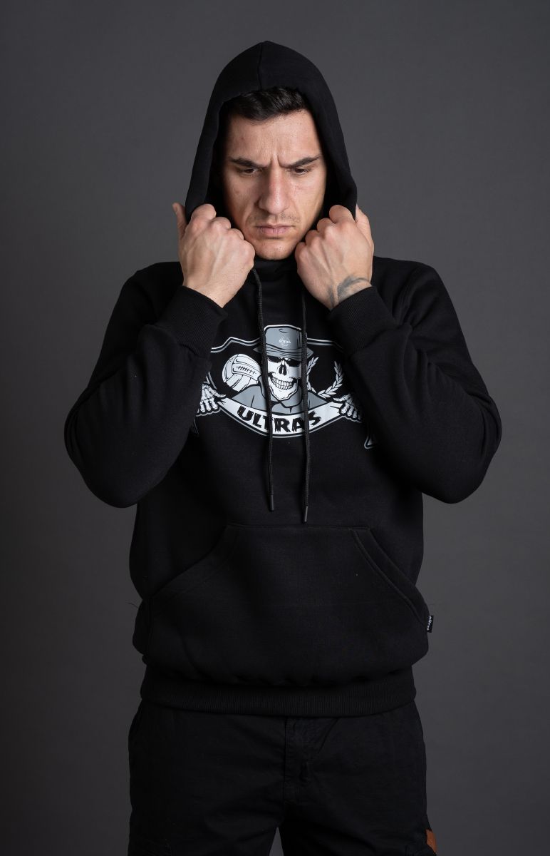 Hoodie "Ultras Skull Fan" Black 
