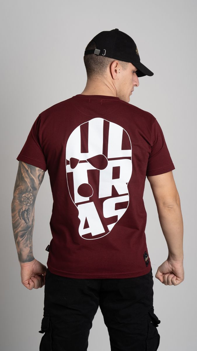 T-shirt "Ultras Full Face" Burgundy