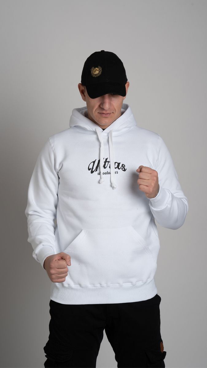 Hoodie "LOUD WITH PASSION" White