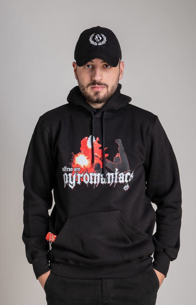 Hoodie ''Pyromaniacs" Black