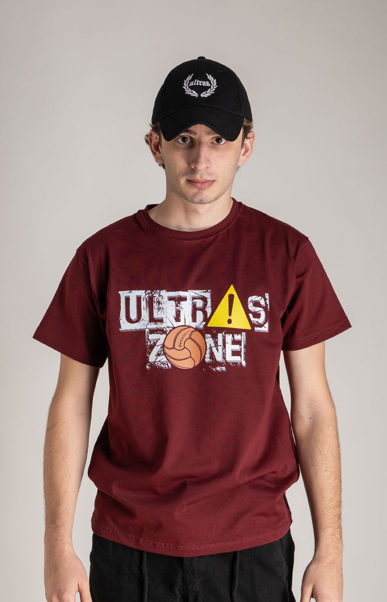 T-shirt "Ultras Zone" Burgundy