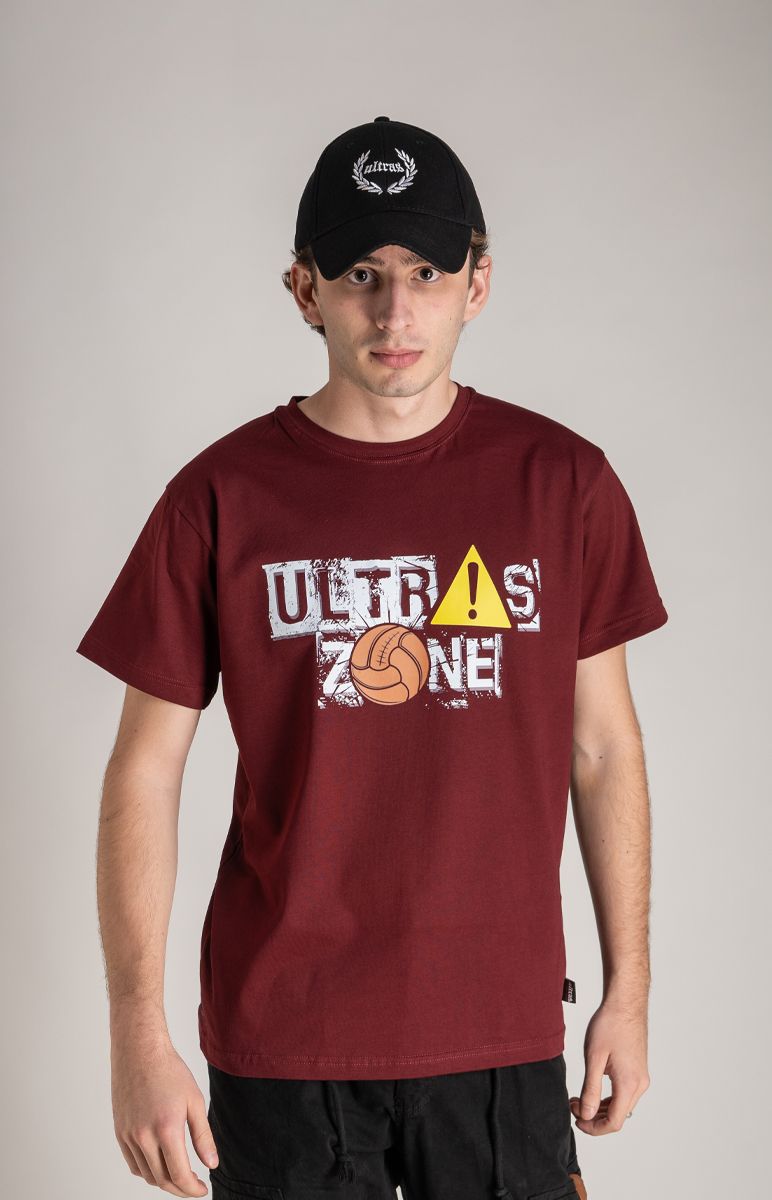 T-shirt "Ultras Zone" Burgundy