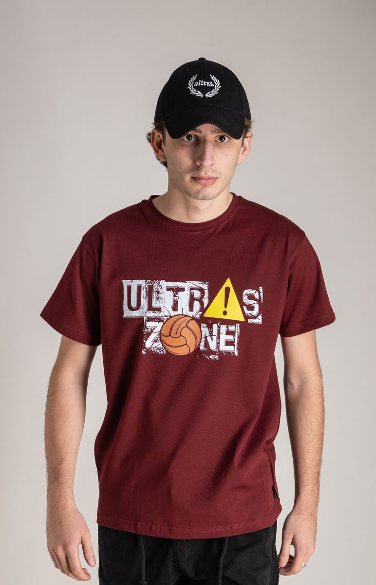 T-shirt "Ultras Zone" Burgundy