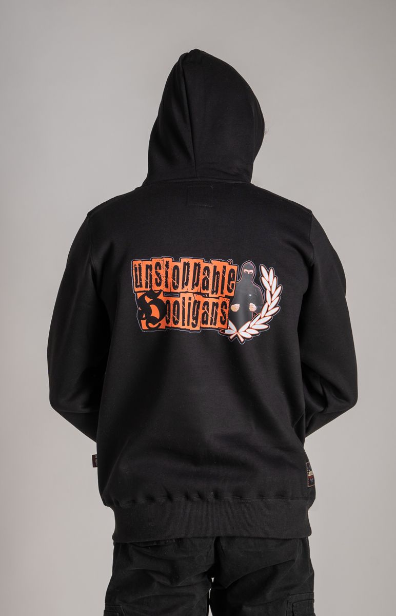Hoodie ''Unstoppable Hooligans" Black