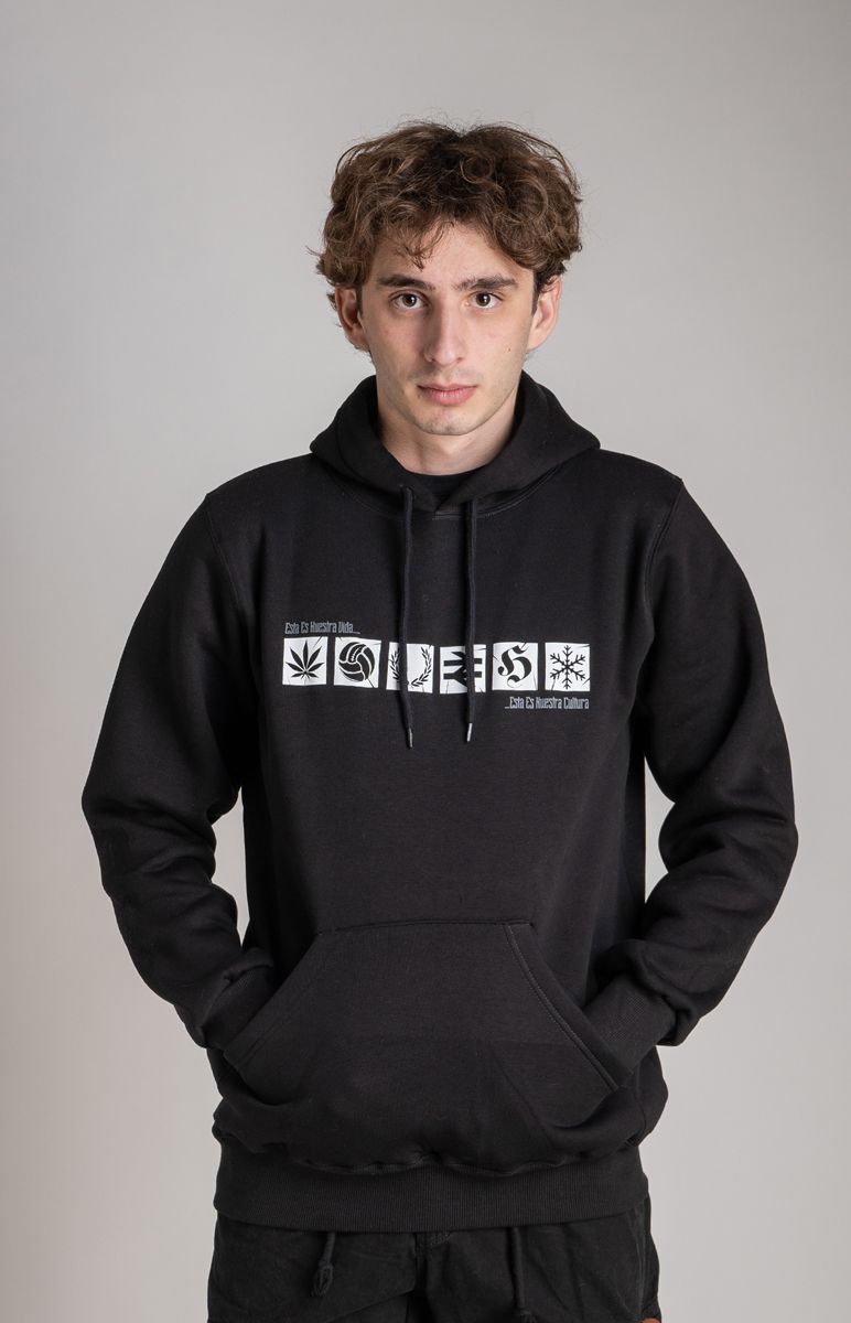Hoodie ''Vida-Cultura" Black