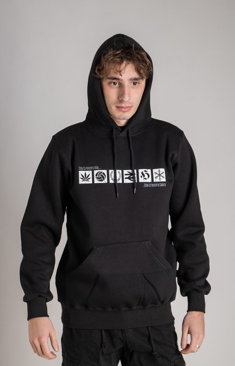 Hoodie ''Vida-Cultura" Black