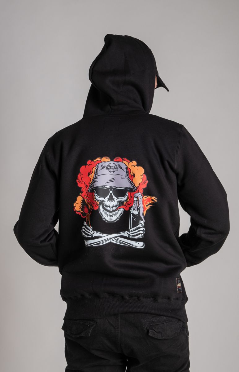 Hoodie ''Ultras Skull" Black