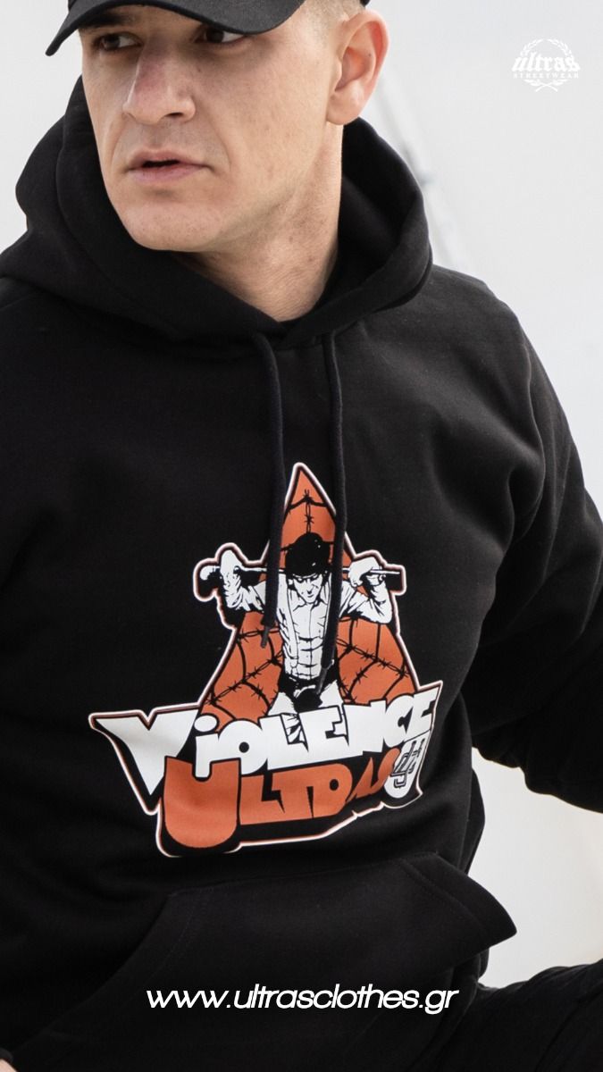 Hoodie "VIOLENCE" Black