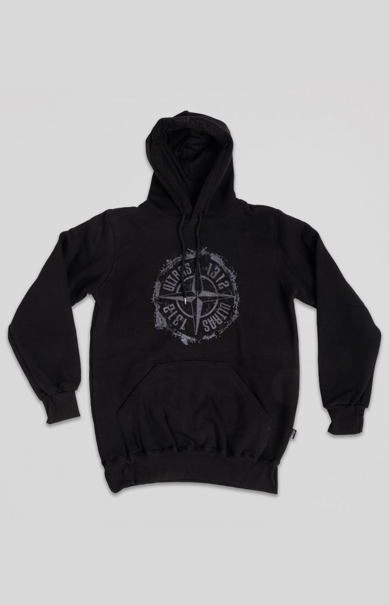Hoodie "Compass 1312" Black