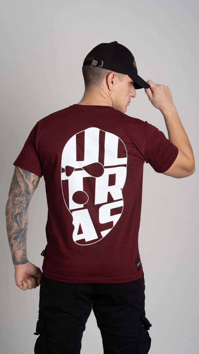 T-shirt "Ultras Full Face" Burgundy