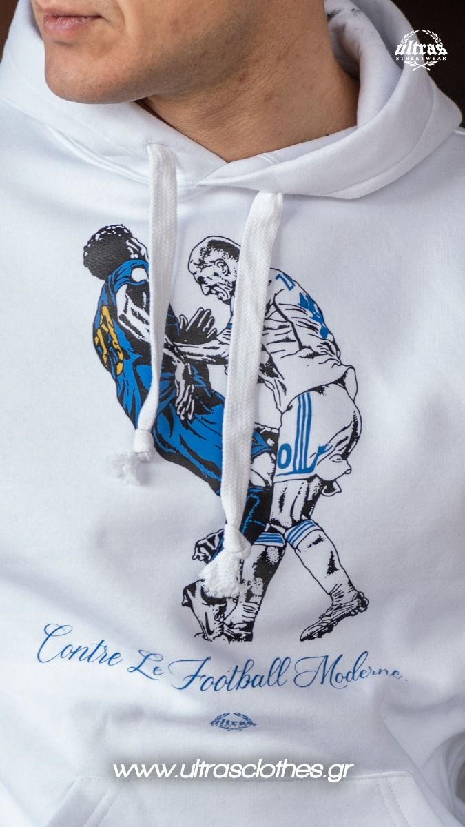 Hoodie "ZIDANE AMF" White