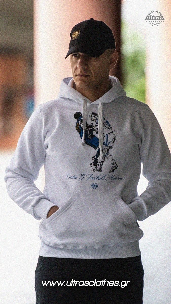 Hoodie "ZIDANE AMF" White