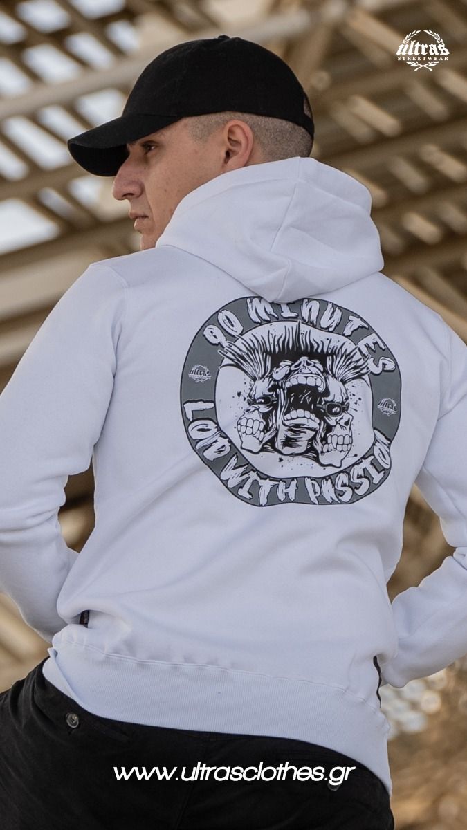 Hoodie "LOUD WITH PASSION" White