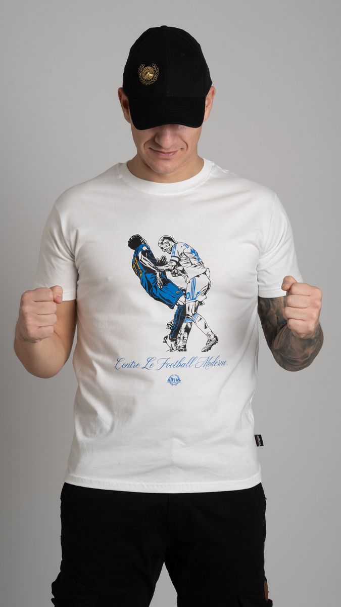 T-shirt "Contre Le Football Moderne" White