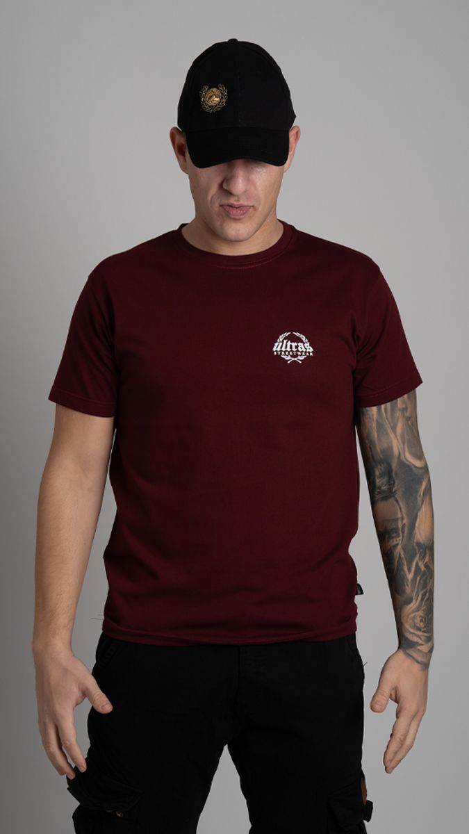T-shirt "Ultras Full Face" Burgundy