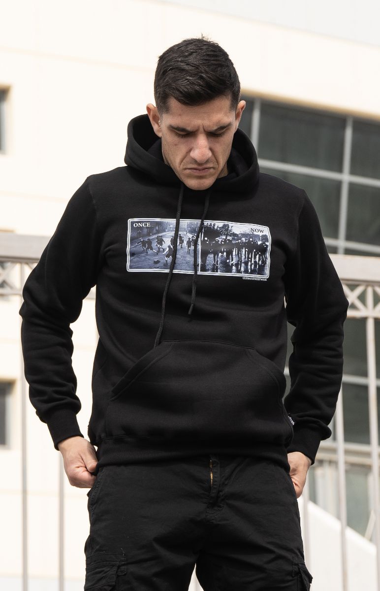 Hoodie "ONCE-NOW" Black 