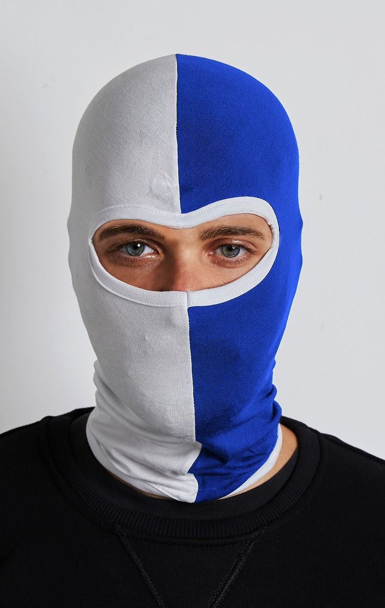 Balaclava Blue & White