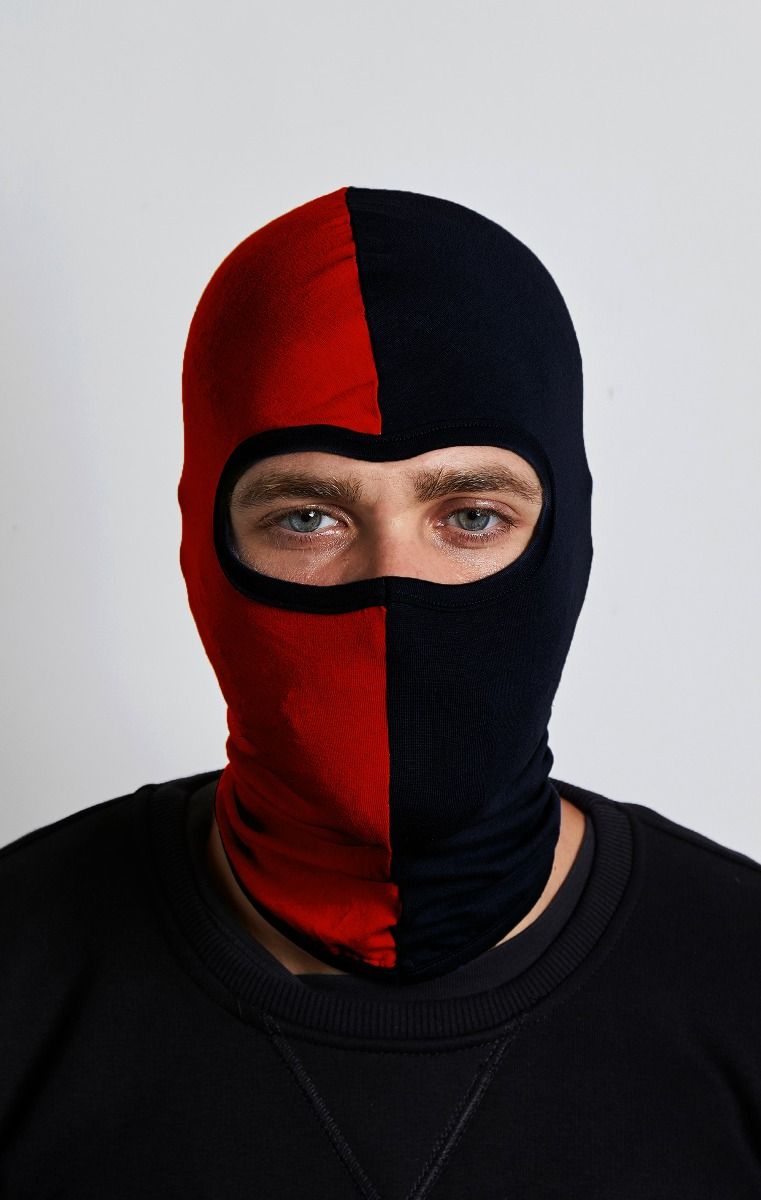 Balaclava Red & Black