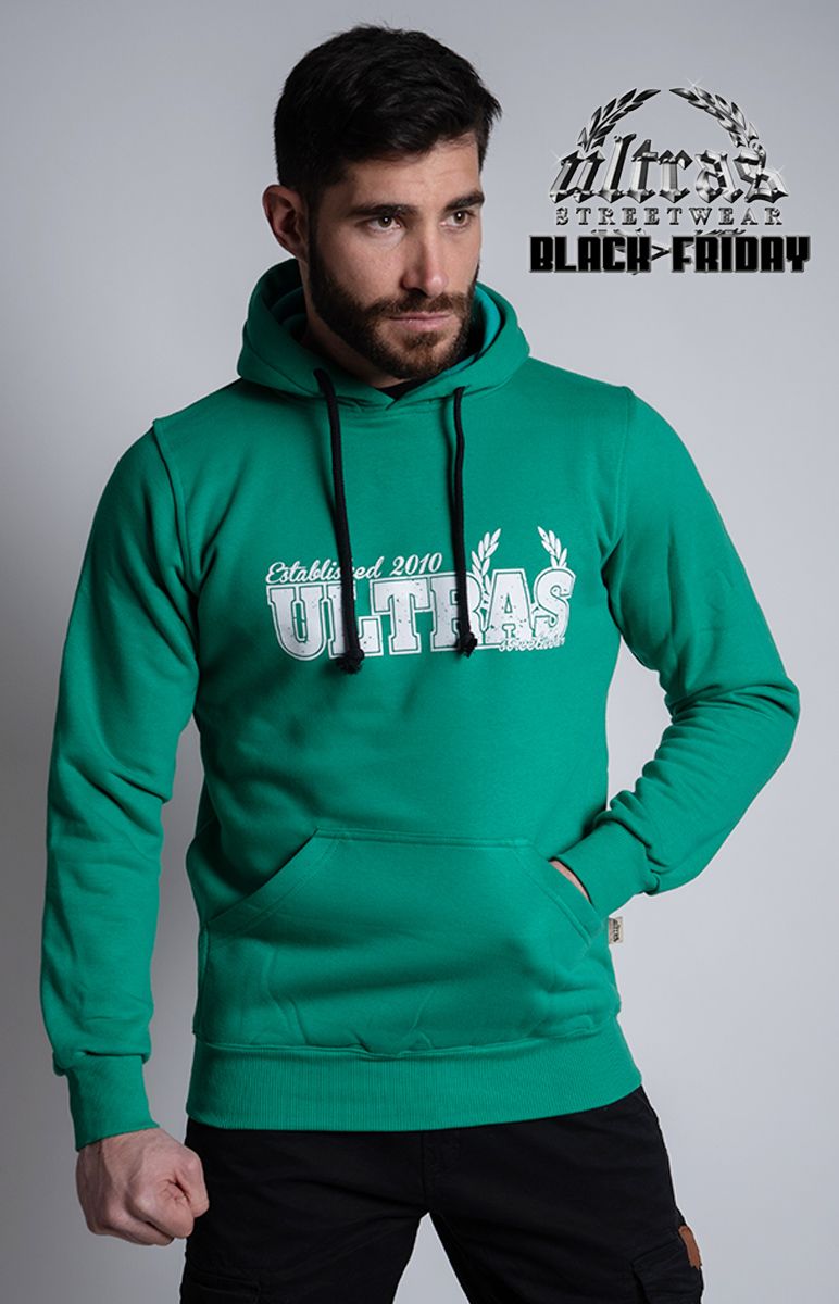 Hoodie "Ultras Established 2010" Green
