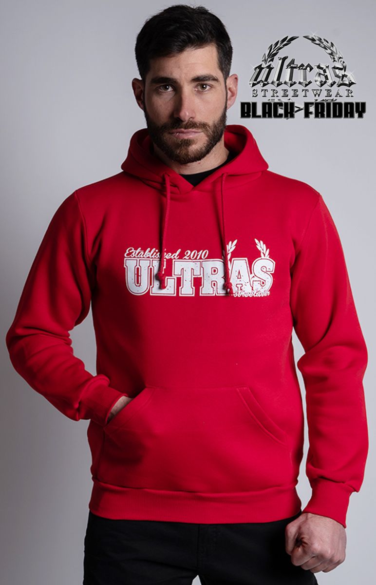 Hoodie "Ultras Established 2010" Red