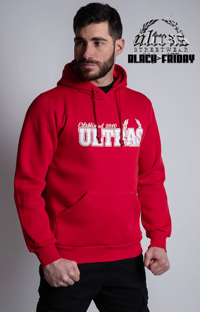 Hoodie "Ultras Established 2010" Red
