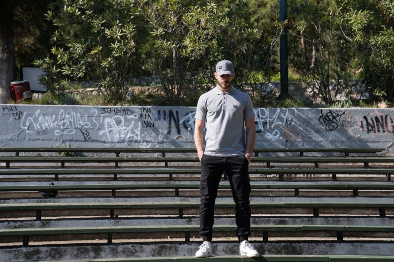 Casual Polo Grey