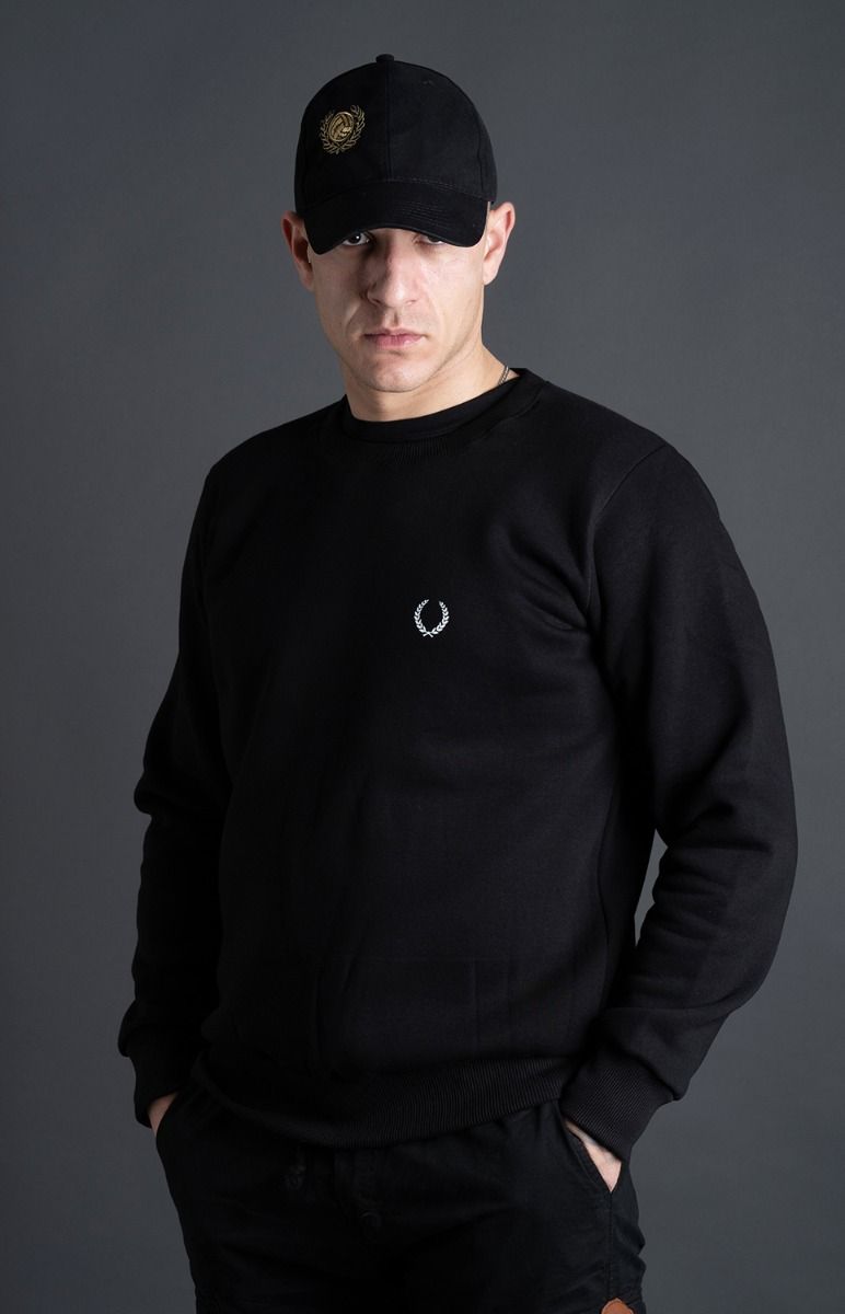 Crewneck "Laurels" Black