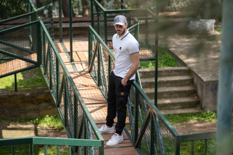 Casual Polo White
