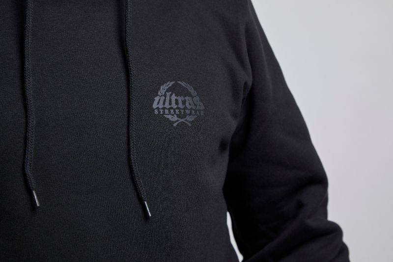 Hoodie Ultras Streetwear Black n' Black