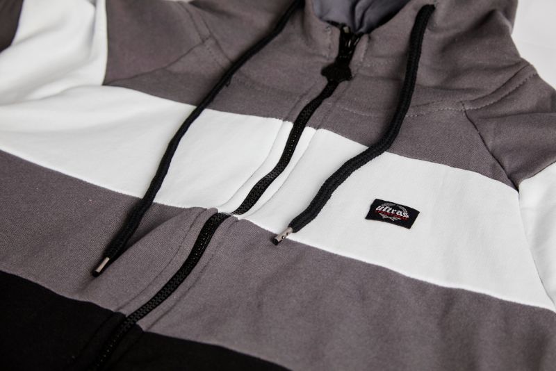 Stripped Jacket Grey