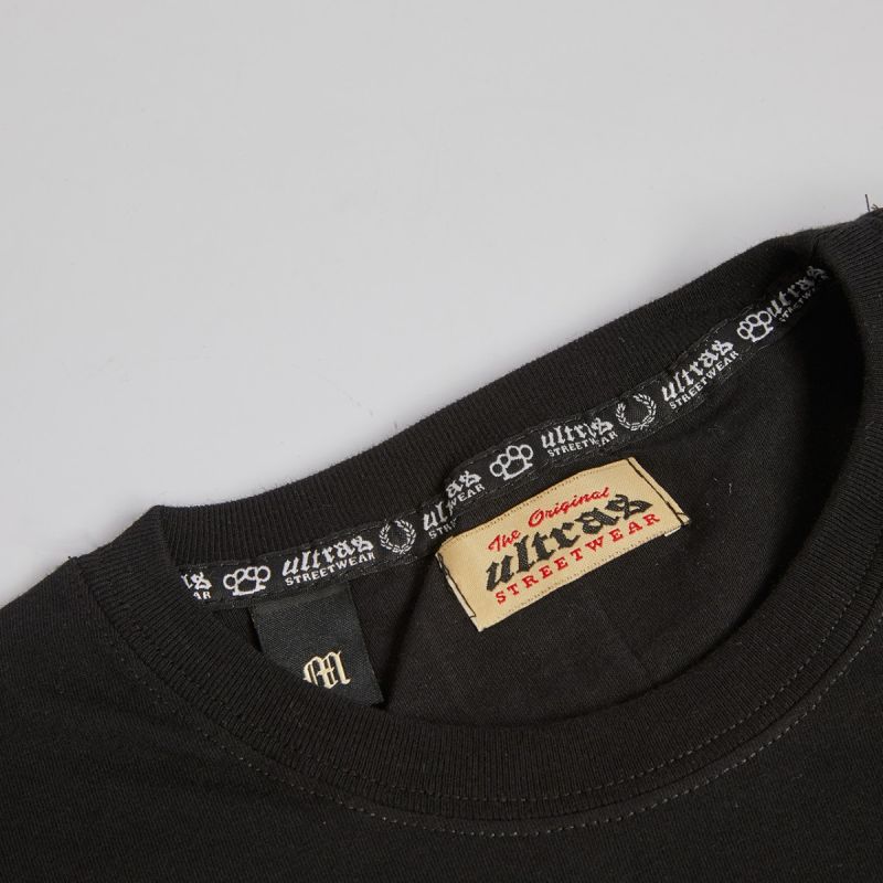 Black T-shirt with AMF Patch