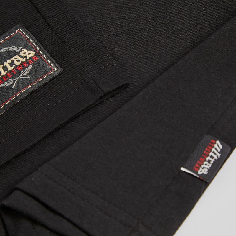 Black T-shirt with AMF Patch