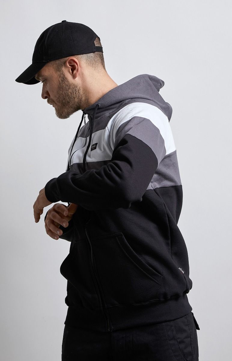 Stripped Jacket Grey