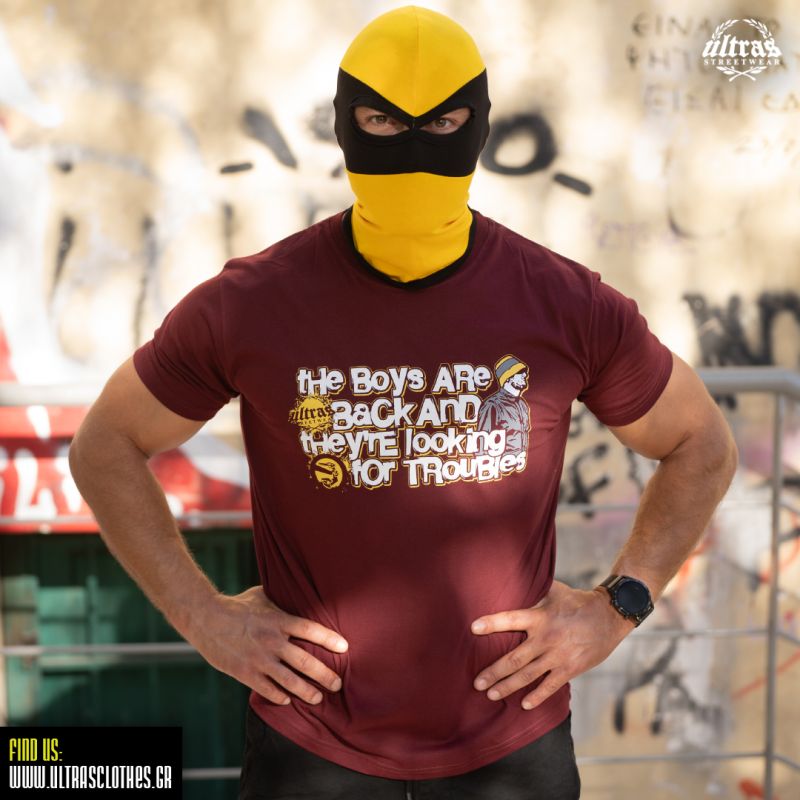 T-shirt "The Boys Are Back" Burgundy
