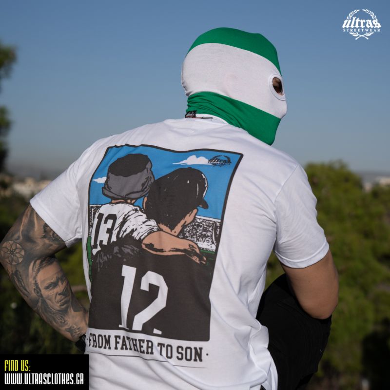T-shirt "FROM FATHER TO SON" White