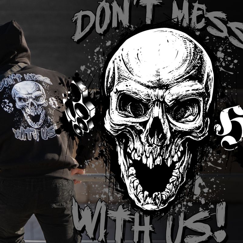 Hoodie "DON'T MESS WITH US" Black