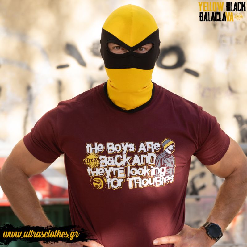 Balaclava yellow and black
