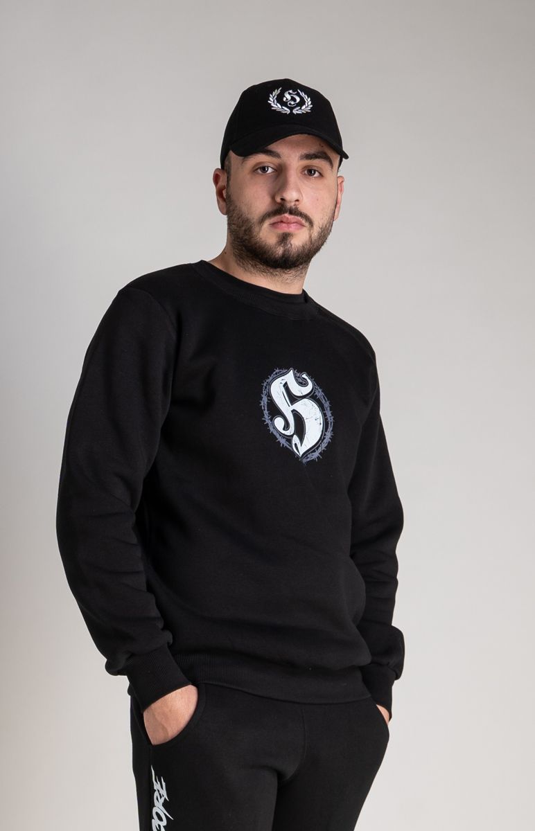 Crewneck "Hoolcore" Black