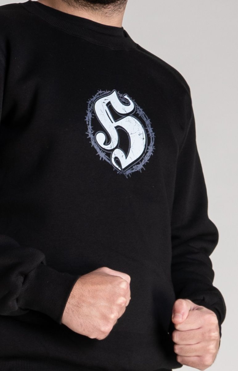 Crewneck "Hoolcore" Black